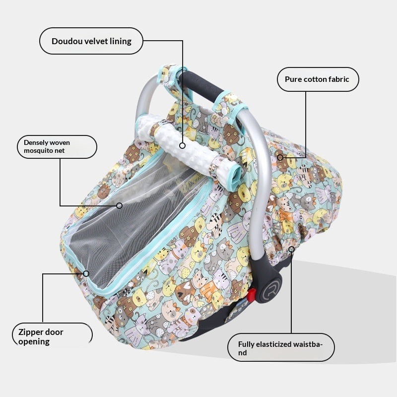 Baby Bassinet Mosquito Net And Child Safety Seat - Cindi Book