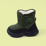 Warm Thick-soled Boots For Boys High-top Insulated Cotton Sneakers - Cindi Book
