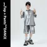 Hip Hop Children's Performance Hip Hop Glossy Loose Outfit - Cindi Book