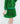 Kelly Green Velvet Sequin Twirl Skort