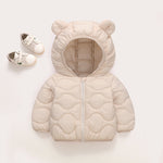 Thin Down Cotton-padded Jacket Baby Light Coat - Cindi Book