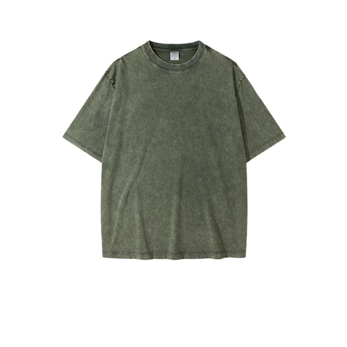Washed Round Neck Short Sleeve Batik Children's T-shirt - Cindi Book