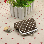 Linen dots zero purse cloth coin bag children wallet creative Taobao small gift wholesale - Cindi Book