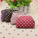 Linen dots zero purse cloth coin bag children wallet creative Taobao small gift wholesale - Cindi Book