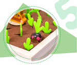 Wooden Toys New Vegetable Memory Game Radish Size Matching - Cindi Book