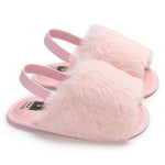 Children's Fur Toddler Flat-heel Slippers - Cindi Book
