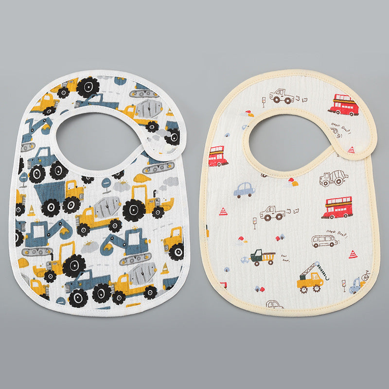 Thin Kids' Bib Pure Cotton Waterproof Gauze Saliva Towel - Cindi Book