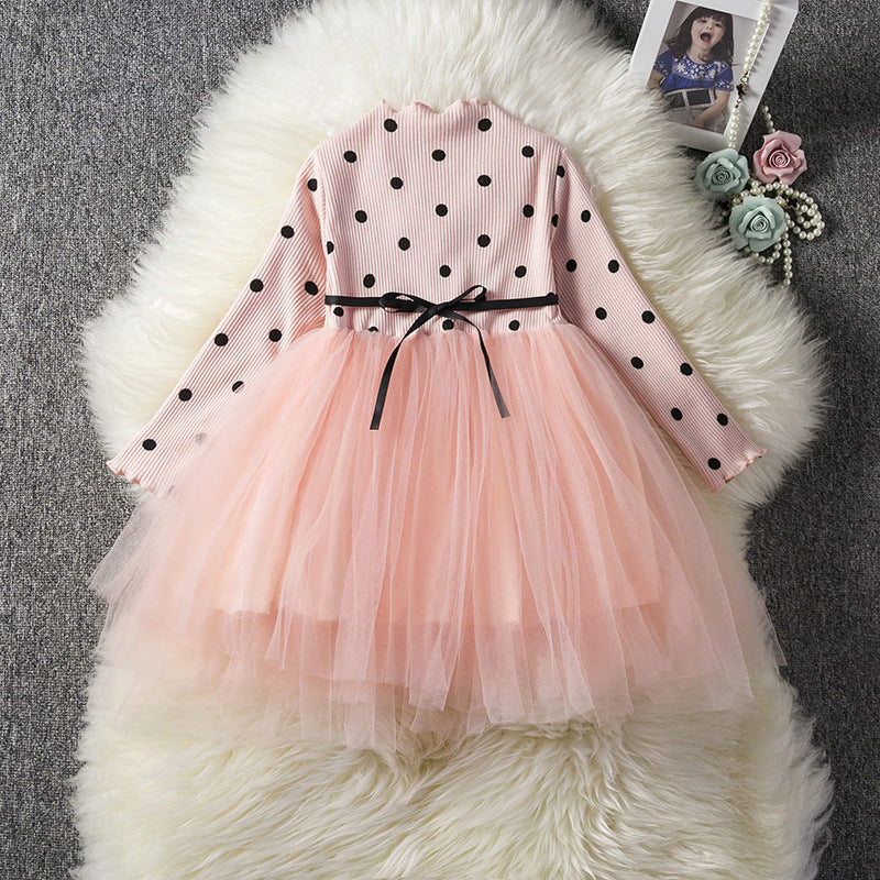 Baby Girls Spring Winter Long Sleeve Tutu Lace Dresses Infantil Newborn 1st Birthday Party Clothes Christening Gown Casual Wear - Cindi Book