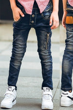 Boys stretch denim pants - Cindi Book