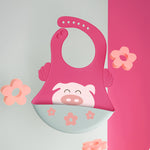 Baby Eating Silicone Bib Baby Stereo Waterproof - Cindi Book