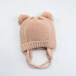 Jojo Double Pompom Knitted Beanie - Cindi Book
