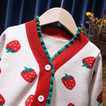 Girls' Fleece-lined Western Style Knitted Sweater Coat - Cindi Book