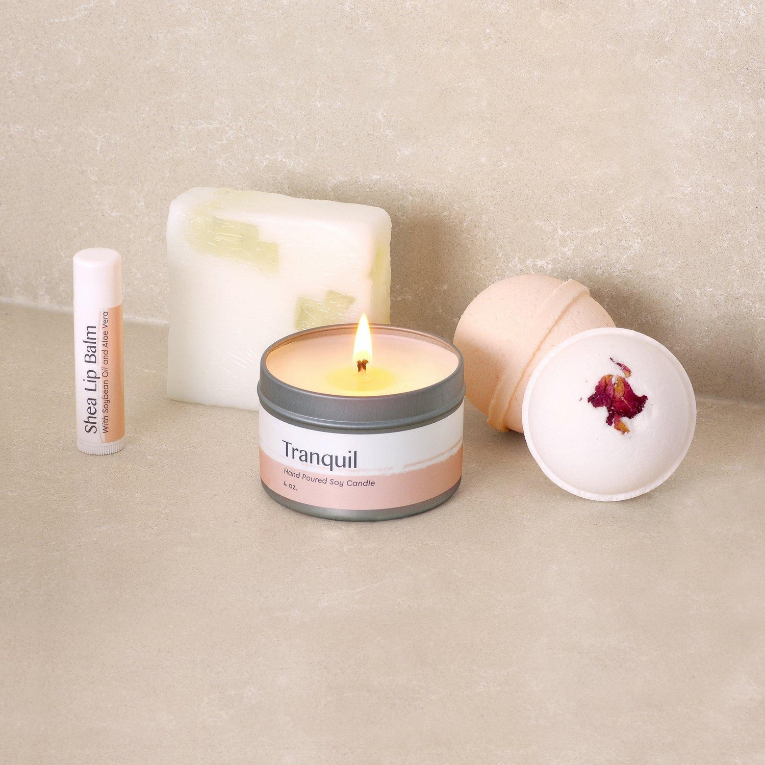 25th Birthday Compass Necklace Spa Gift Box Set