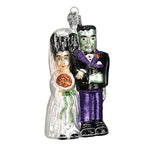 Old World Christmas Frankenstein & Bride - hand-blown glass Christmas tree ornament (view 3)