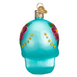 Old World Christmas Day Of The Dead Ornament - hand-blown glass Christmas tree ornament (view 4)