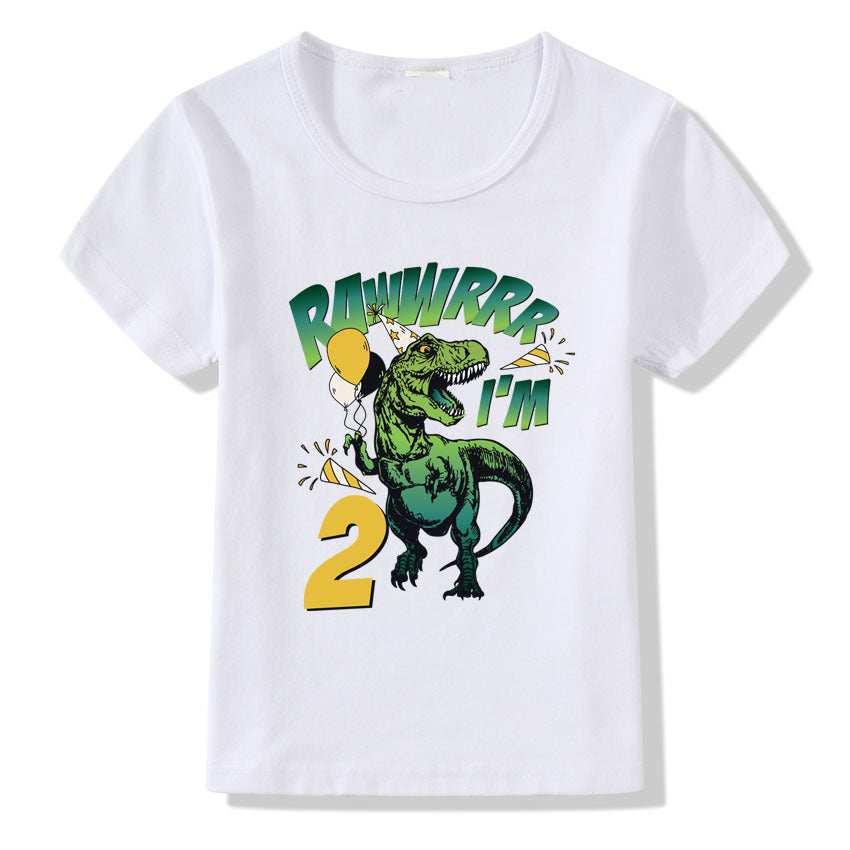 Children's T-shirt Numbers 1-9 Birthday T-shirt - Cindi Book