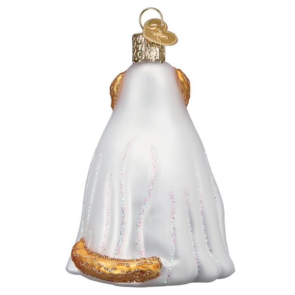 Old World Christmas Trick-or-treat Pooch Ornament - hand-blown glass Christmas tree ornament (view 6)