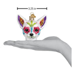 Old World Christmas Dia De Los Muertos Dog Ornament - hand-blown glass Christmas tree ornament (view 6)
