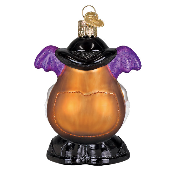 Old World Christmas Halloween Mr. Potato Head Ornament - hand-blown glass Christmas tree ornament (view 3)
