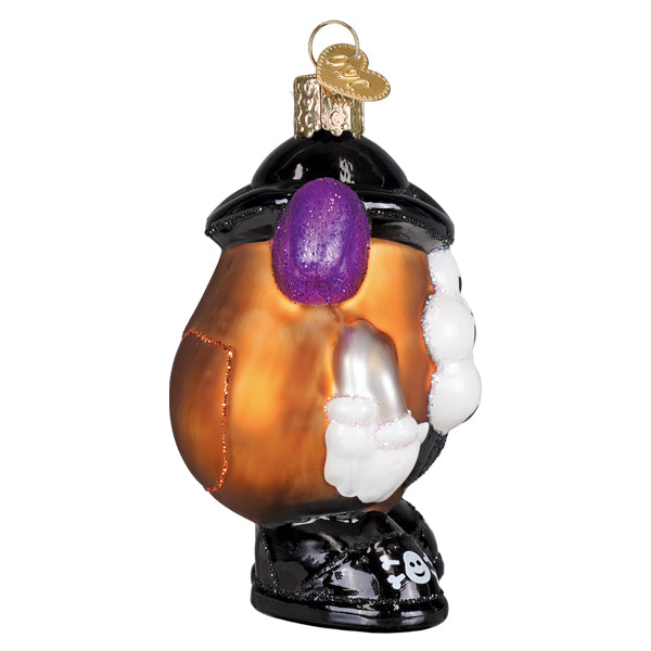Old World Christmas Halloween Mr. Potato Head Ornament - hand-blown glass Christmas tree ornament (view 4)