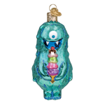Old World Christmas Furry Sugarbeast Ornament - hand-blown glass Christmas tree ornament (view 2)