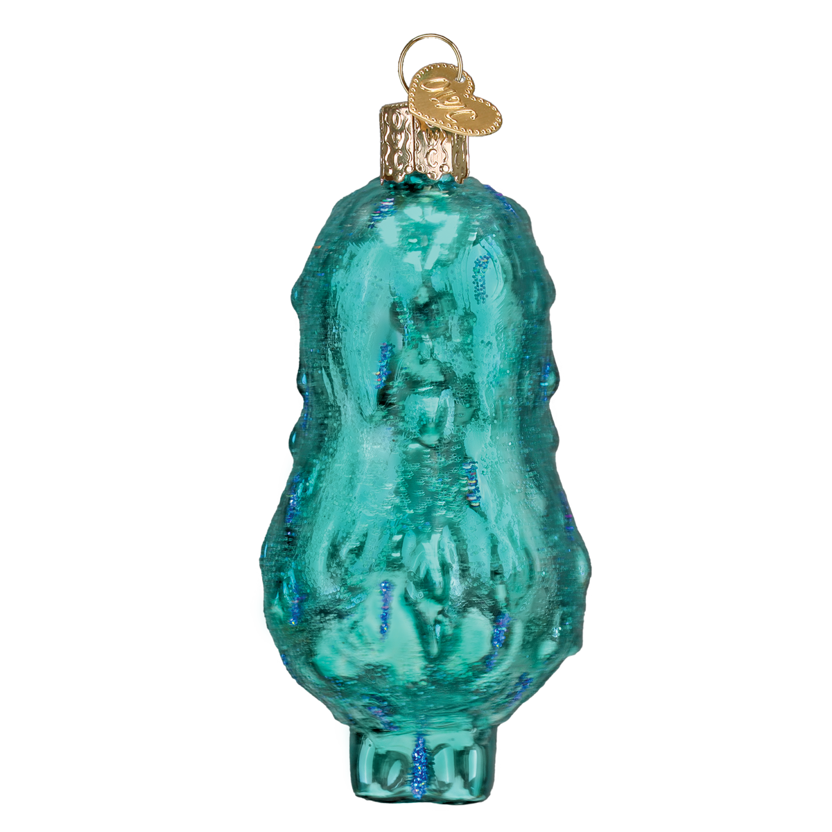 Old World Christmas Furry Sugarbeast Ornament - hand-blown glass Christmas tree ornament (view 3)