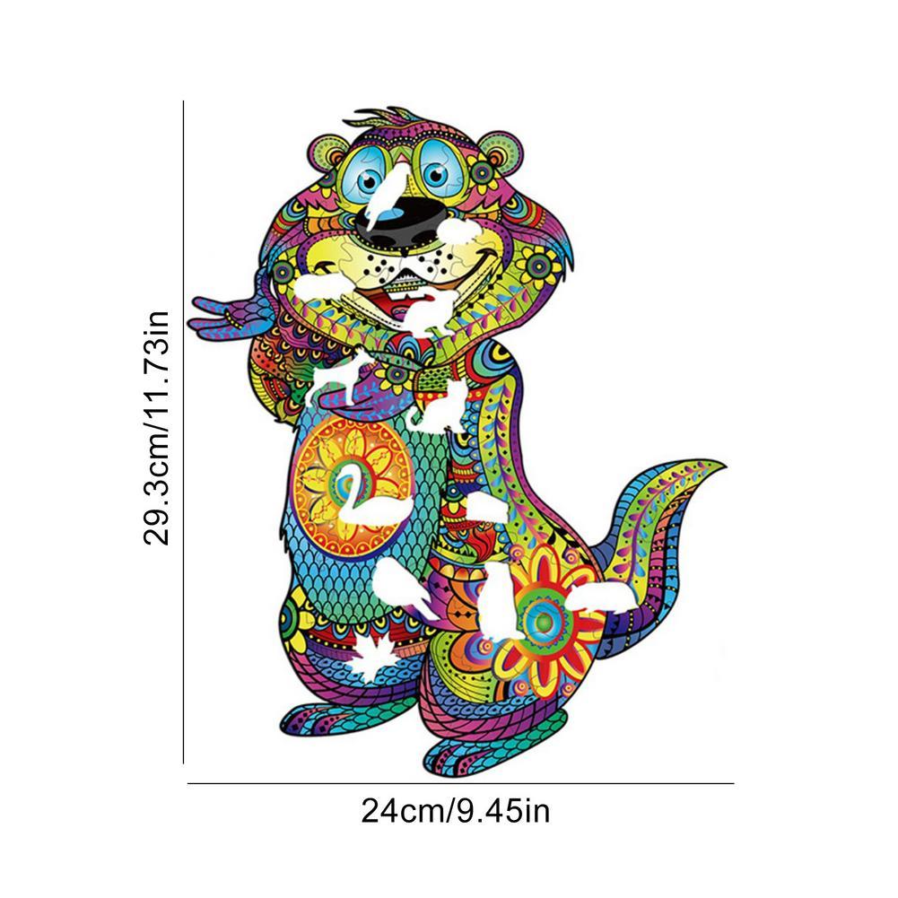 DIY Wooden Puzzles Animal Shaped The Best Christmas Gift Wooden Puzzles - Cindi Book
