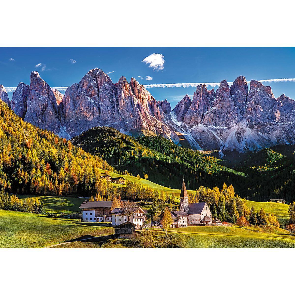 Trefl Red Val di Funes Valley, Dolomites, Italy 1500 Piece Puzzle