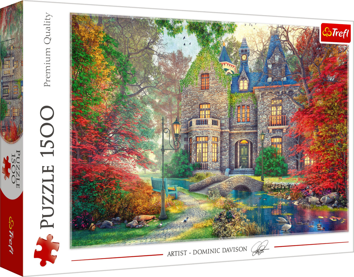 Trefl Red Autumn Mansion 1500 Piece Puzzle