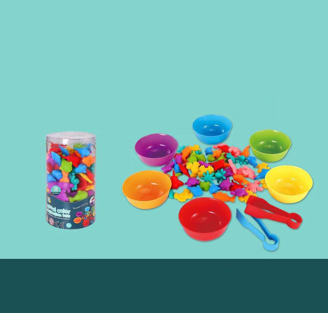 Baby Children's Rainbow Counting Early Education Cognitive Toys Math Toddler Game Set - Cindi Book