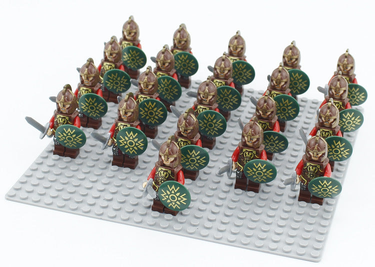 Roman Commander Cavalry Series Assembled Building Block Miniature Toys - Cindi Book