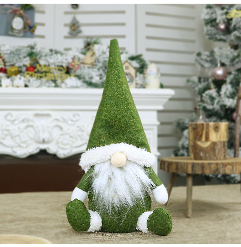 Christmas Faceless Old Man Doll Window Decoration - Cindi Book