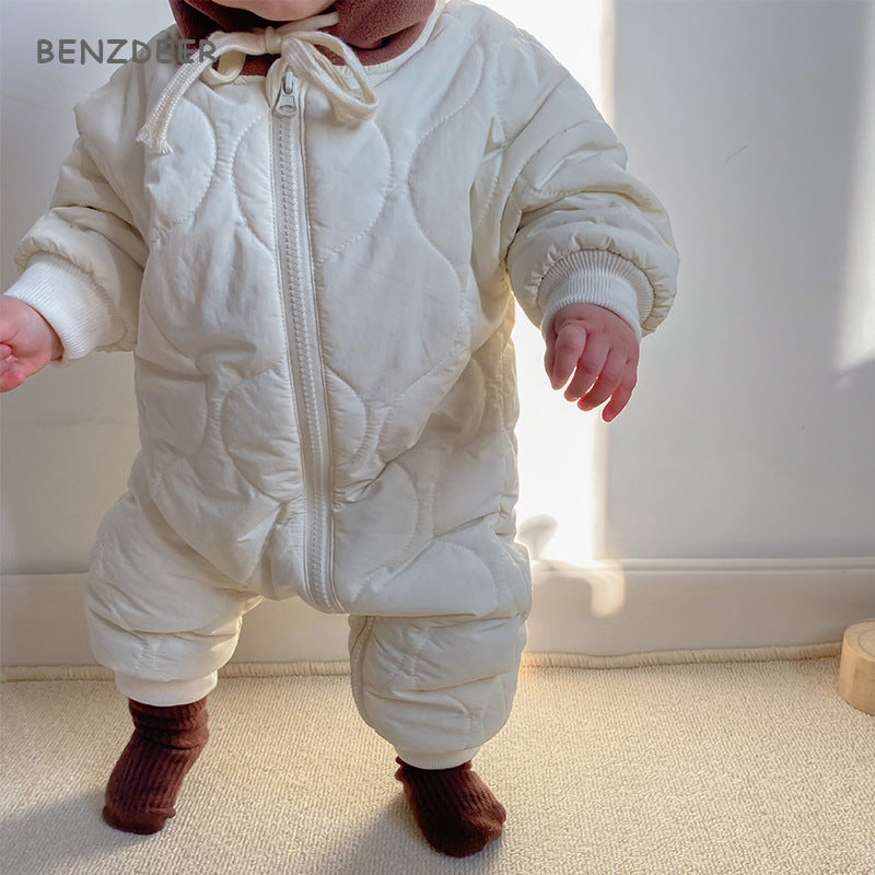 Baby Padded Quilted Kumpsuit Outing Clothes - Cindi Book