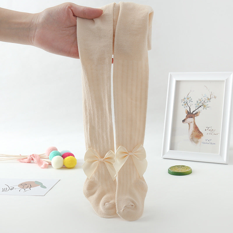Children's baby pantyhose mesh big bow - Cindi Book
