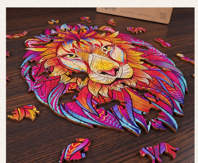 DIY Wooden Puzzles Animal Shaped The Best Christmas Gift Wooden Puzzles - Cindi Book