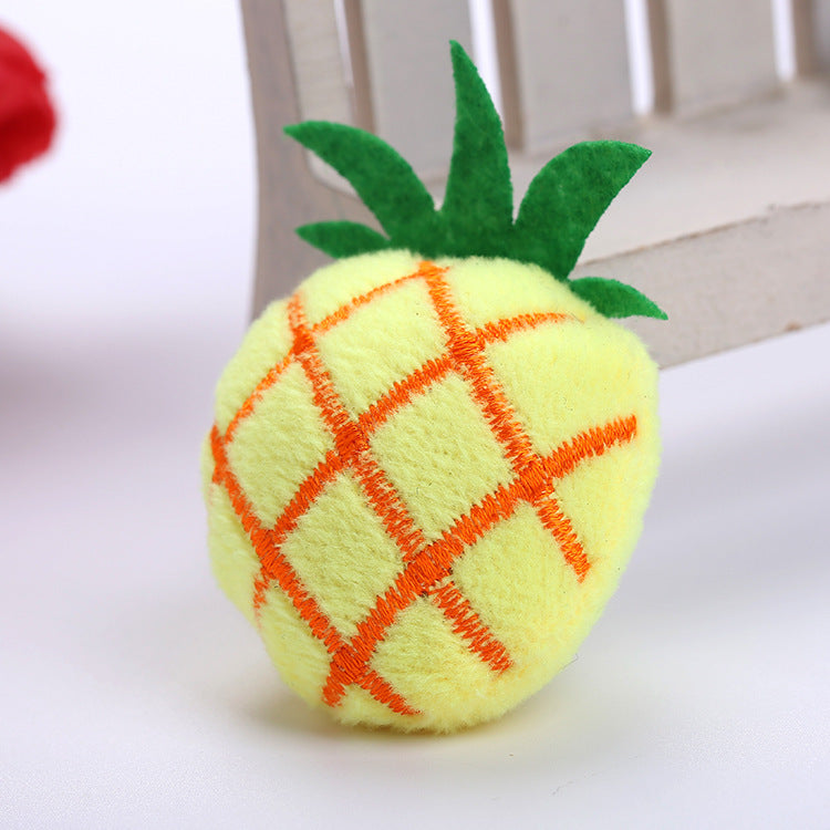 Cat toy cat mint fruit animal plush toy - Cindi Book
