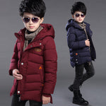 Boy's hooded padded padded jacket - Cindi Book