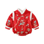 Onesie Winter Baby Triangle Rompers Baby Girl Jumpsuit - Cindi Book