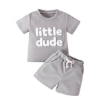 Children's Waffle Short Sleeve Suit - Cindi Book