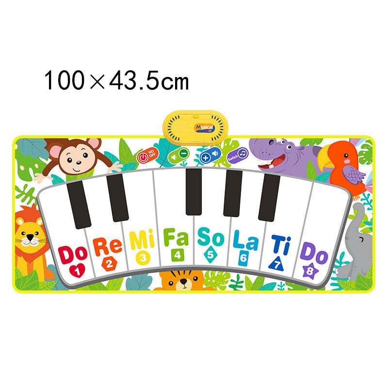 Children's Early Childhood Education Animal Piano Mat Multifunctional Music Blanket Toy - Cindi Book