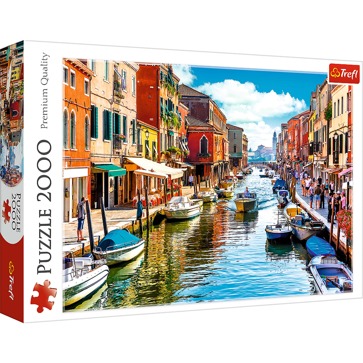 Trefl Red Murano Island, Venice 2000 Piece Puzzle