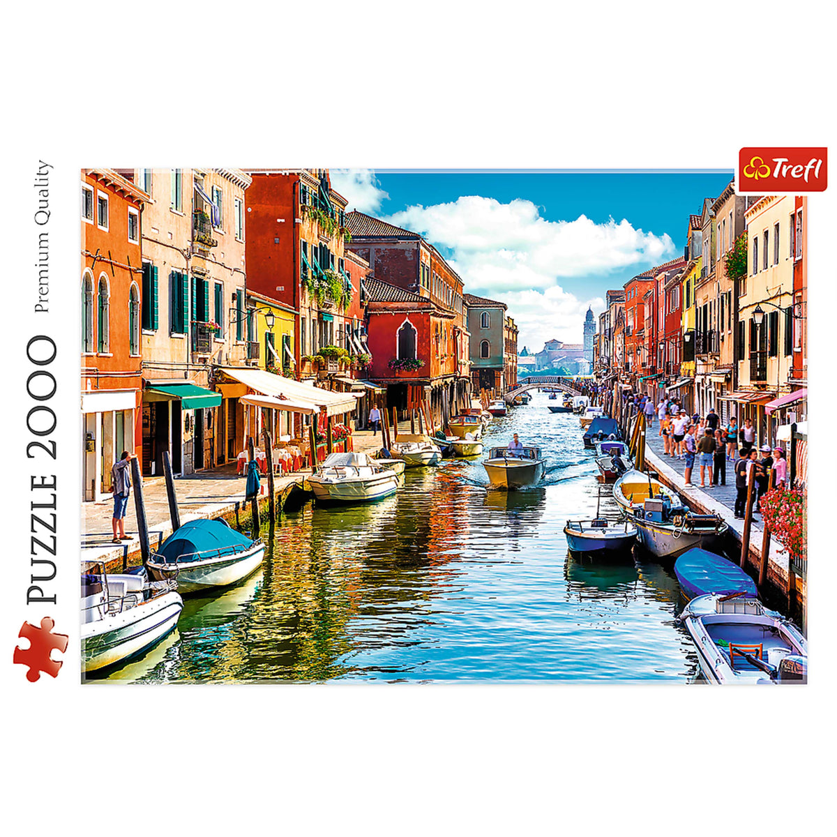 Trefl Red Murano Island, Venice 2000 Piece Puzzle