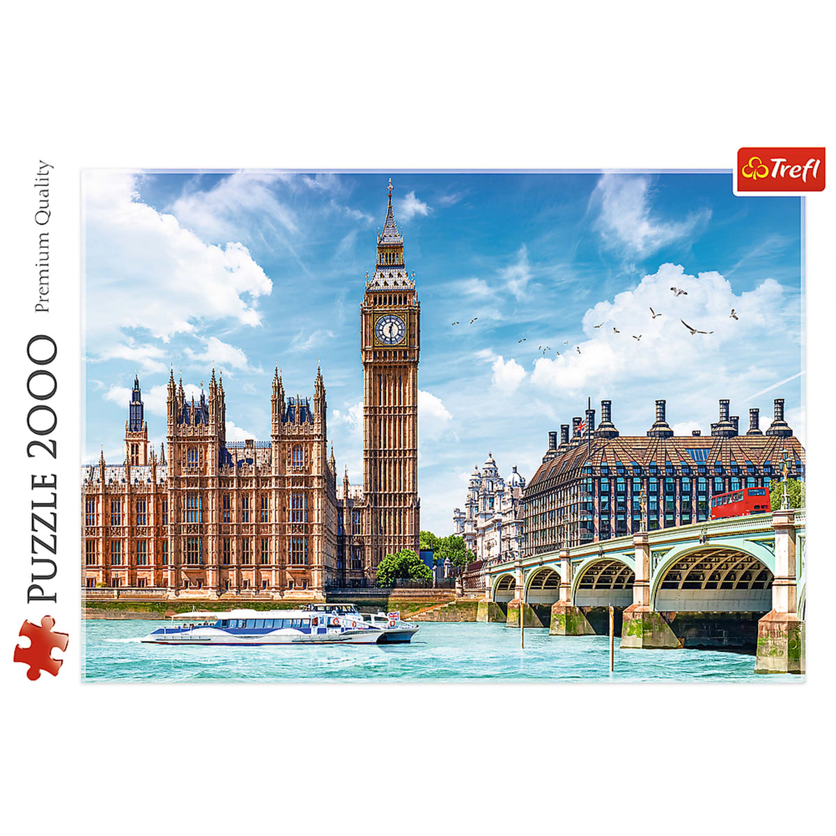 Trefl Red Big Ben, London, England 2000 Piece Puzzle