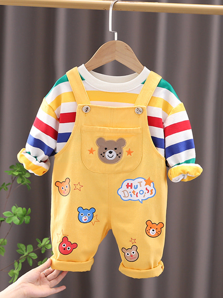 Boys' Top Overalls Suit - Cindi Book