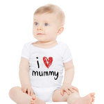 English Letter Printed Cotton Baby Romper - Cindi Book