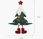 Christmas Tree Pillow Special-shaped Sofa Living Room Atmosphere New Year - Cindi Book