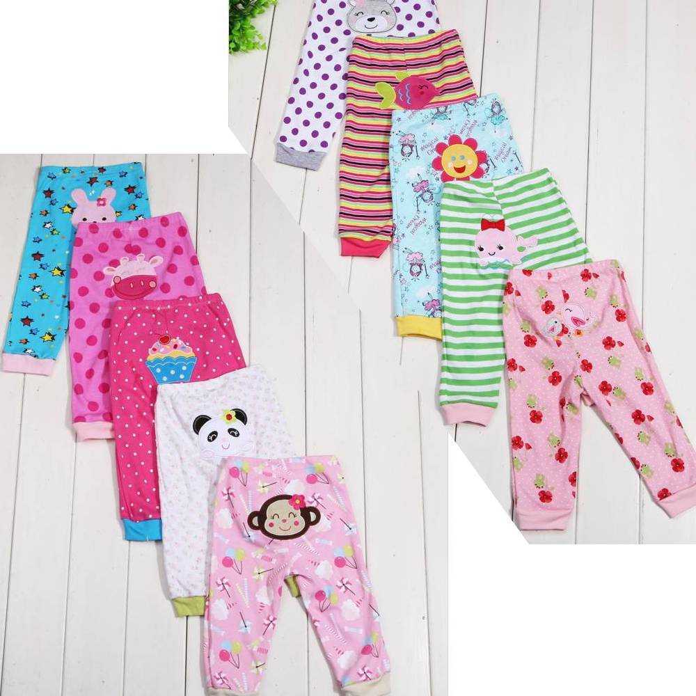 Cartoon print children's leggings 5 pieces - Cindi Book