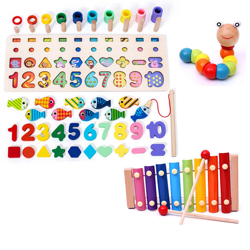 Children 3D Alphabet Number Puzzle Baby Colorful Geometric Digital Letter Educational Toy - Cindi Book