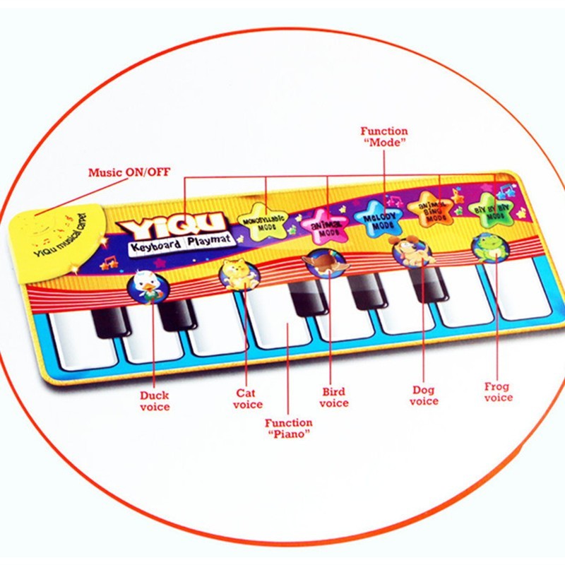 Musical Piano Placket For Baby - Cindi Book