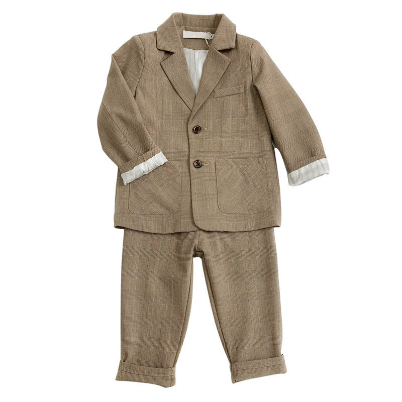 New Children's Clothing Men and Women Children Set Casual Two-Piece Tide Handsome Cute Wind
